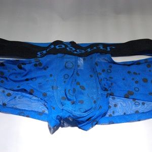 Good Devil Sheer Blue Bubble Trunks